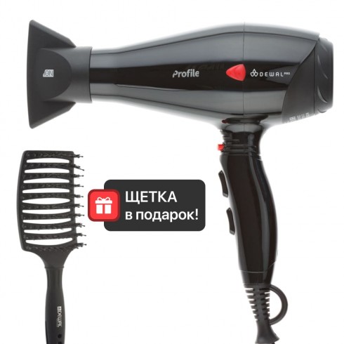 Фен DEWAL PROFILE 03-120 Black 2200W